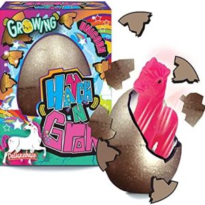Deluxebase Hatch n Grow Mini Unicorns - |5" Water Activated Hatching Egg Toy for Kids - Surprise Transforming Party Favo